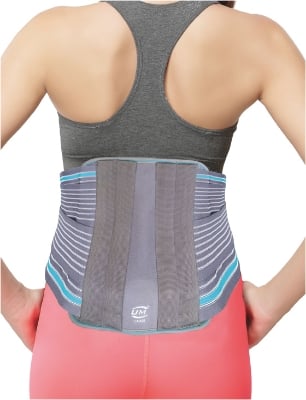 Picture of UM Contoured Back Support Belt  Body Belts Grey