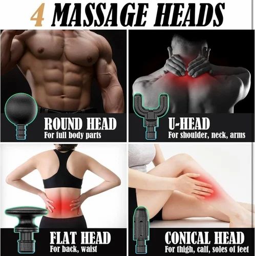 Picture of Body massge gun Electric Vibration Body muscle Fascial Gun & Recovery device | 