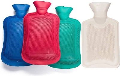 Picture of Coronation 1.5 Litres leakproof rubber hot water bottle for pain Relief One Side Ribbed (Backpain, Neckpain, Stomachpain) 