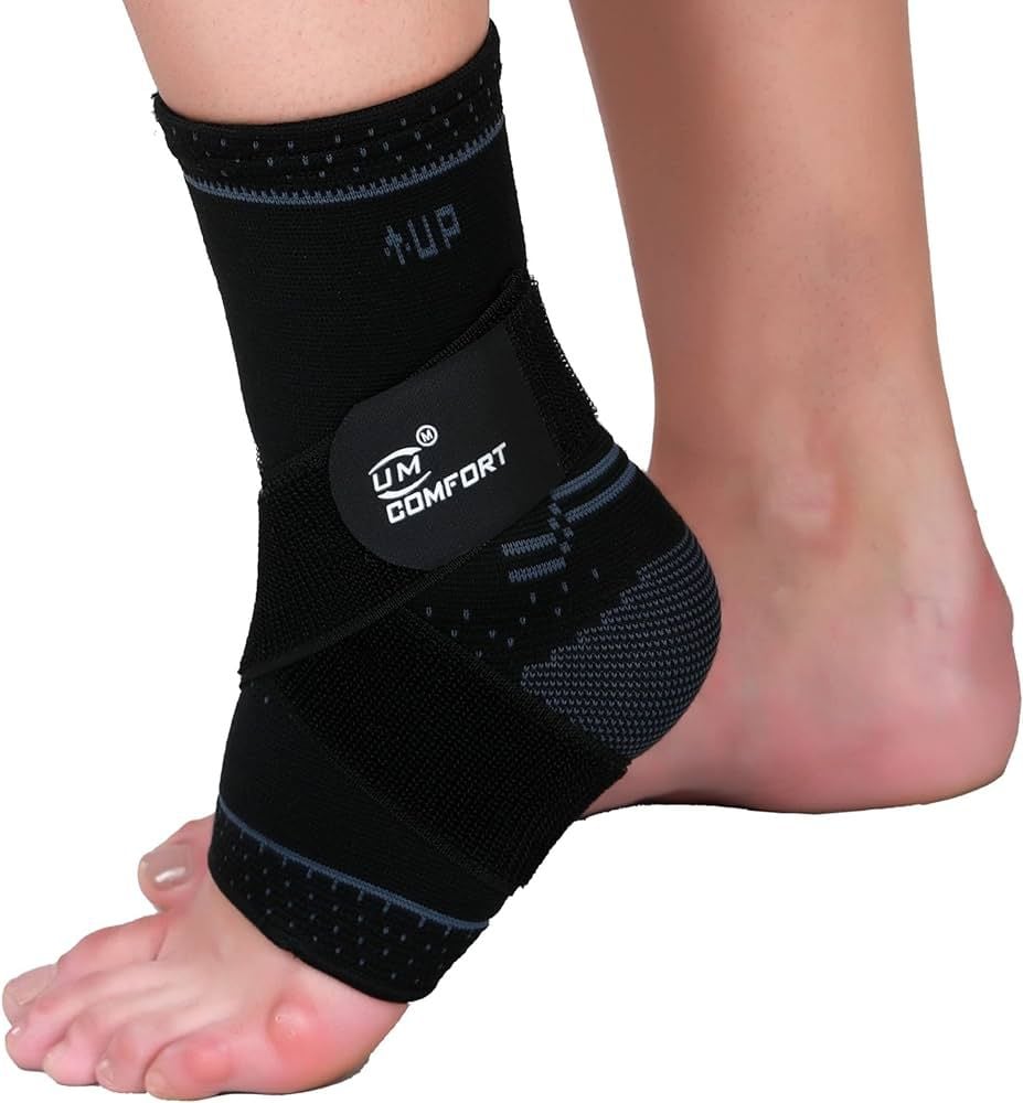 Picture of Anklet with binder Adjustable pain relief - Authentic Imported  Best Quality Black