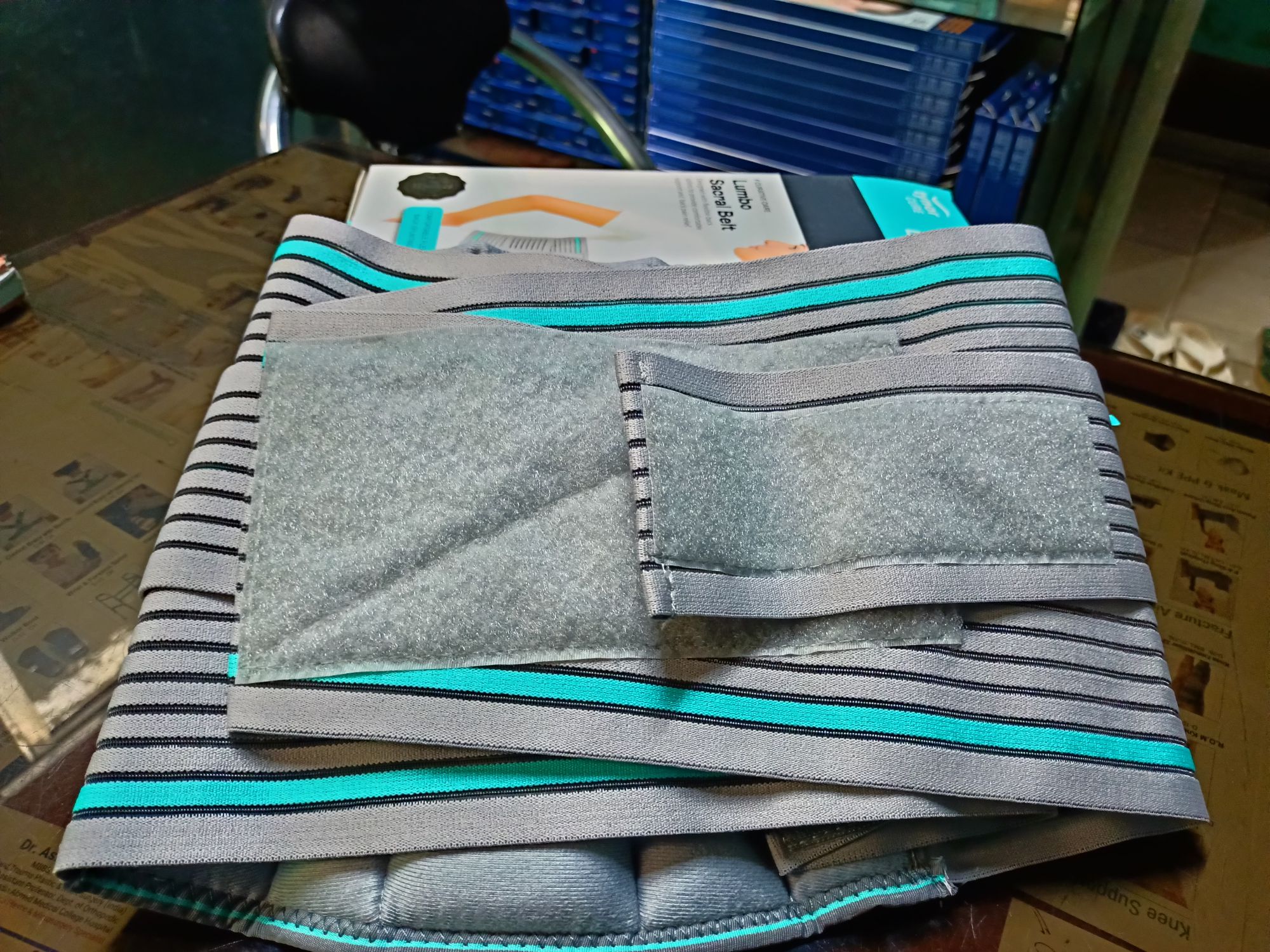 Picture of Tynor Lumbo sucral belt,with Adjustable pain relief support Grey