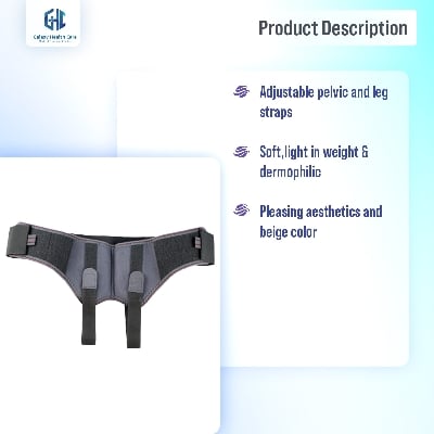 Picture of Tynor Hernia Belt Light Ash