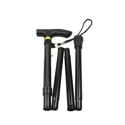 Picture of Folding Cane Trekking Pole Anti-Slip Cane Elderly Walking Stick - Stick Multicolor