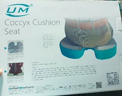 Picture of UM Coccxy Injury Support Cushion Black