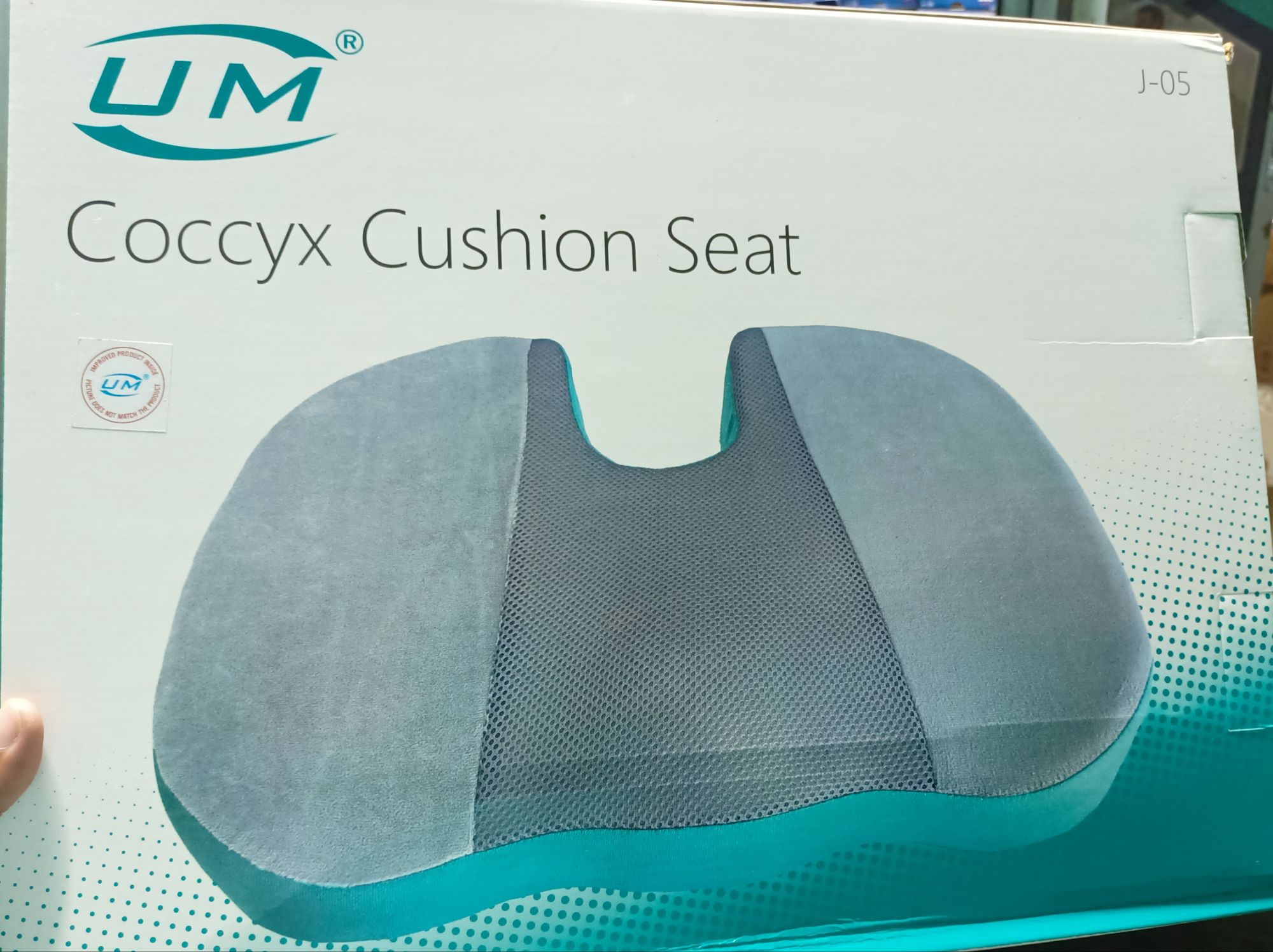 Picture of UM Coccxy Injury Support Cushion Black