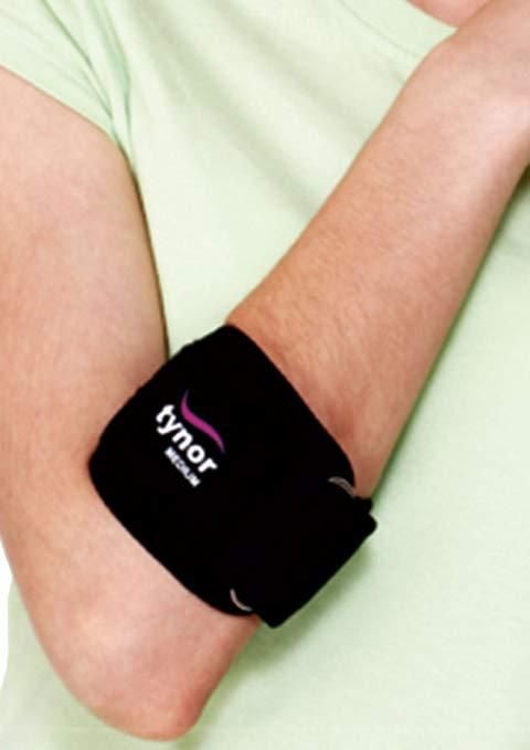Picture of Tynor Tennis Elbow support,(with Tennis pain relief Adjustable) Black