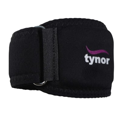 Picture of Tynor Tennis Elbow support,(with Tennis pain relief Adjustable) Black