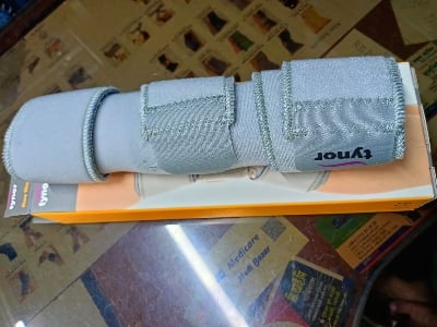 Picture of Knee Wrap Neoprene   Aids in Healing Sports Injury  Tynor Grey