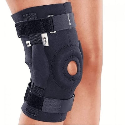 Picture of Knee Wrap Hinged , Knee support hinged Adjustable  pain relief  brace Black