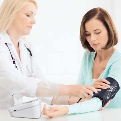 Picture of Blood Pressure Monitors,Blood Pressure Machine - CE Certified BIHS Approved UK, Standard Blood Pressure Monitor Upper Arm Blood Pressure Machine for Home Use Multicolor