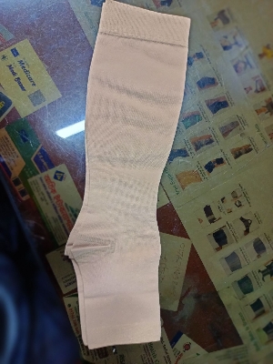 Picture of Therafirm Knee High Compression Stockings 30-40 mmgh Grey