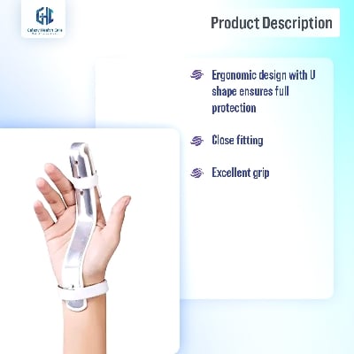 Picture of Tynor Finger Extension Splint (Injured Finger Immobilization) Black