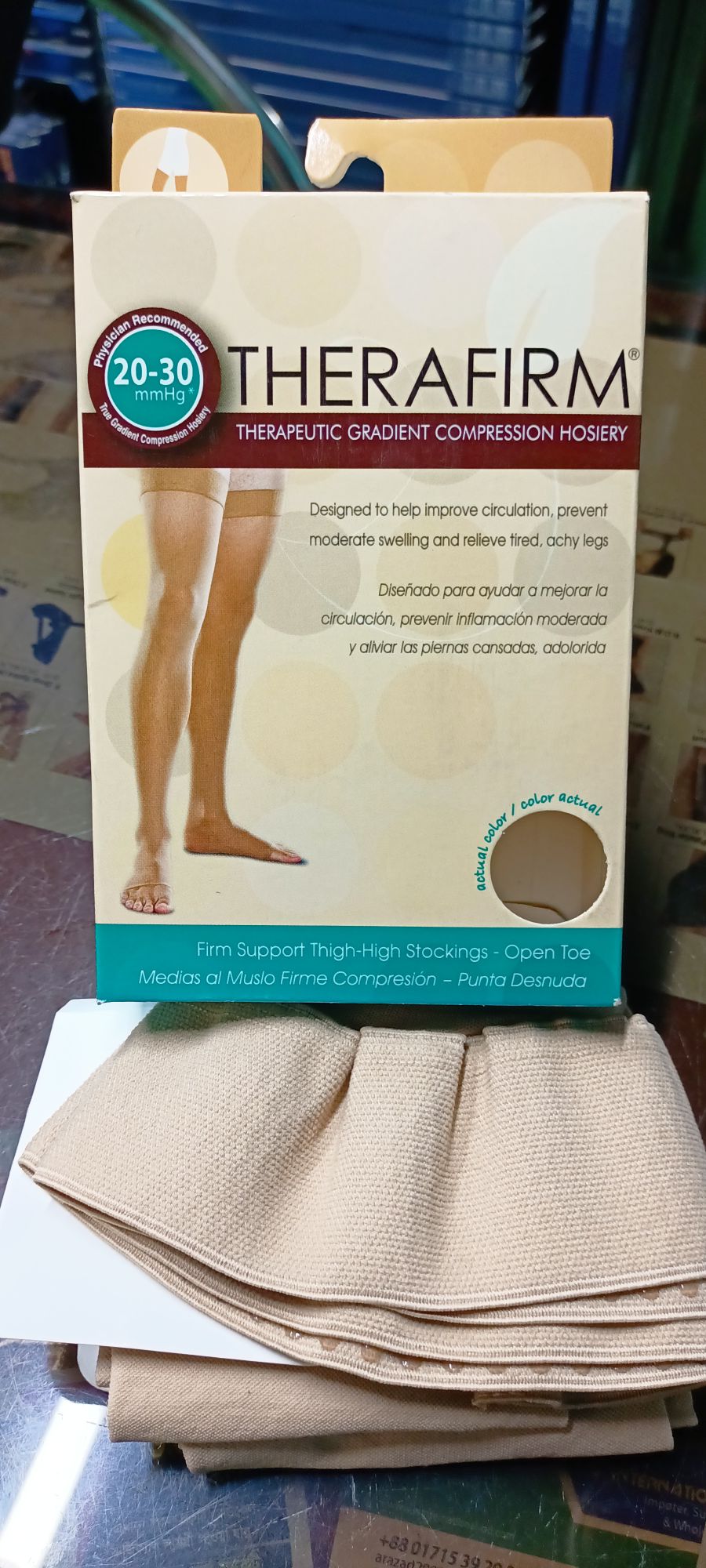 Picture of THERAFIRM COMPRESSION SOLUTIONS USA (30-40) Brown