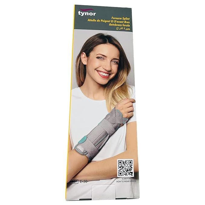 Picture of Tynor Forearm splint (emobilization, perfect fitting, extended comfort, durable) Grey