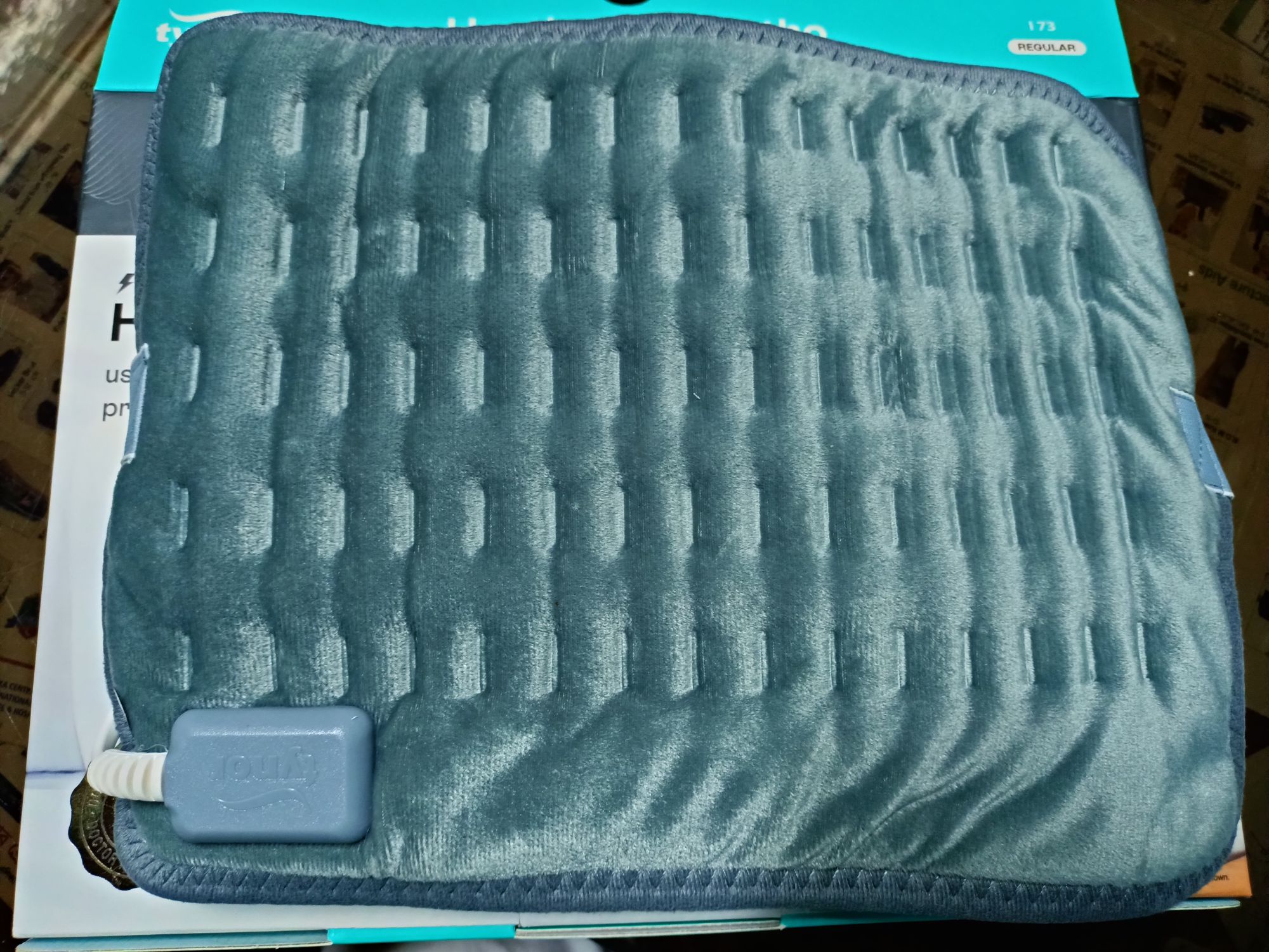Picture of Tynor Heating pad orthopedic size Regular -Low price in Health Traders Grey
