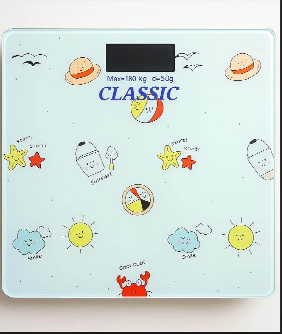 Picture of Digital Weighing Machine (Various Colors) with Home Display for Human Target - WeighingMachine 
