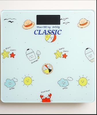 Picture of Digital Weighing Machine (Various Colors) with Home Display for Human Target - WeighingMachine 
