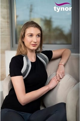 Picture of Tynor Clavicle Brace with Fastening Tape, Grey, M/L/XL, 1 Unit Multicolor