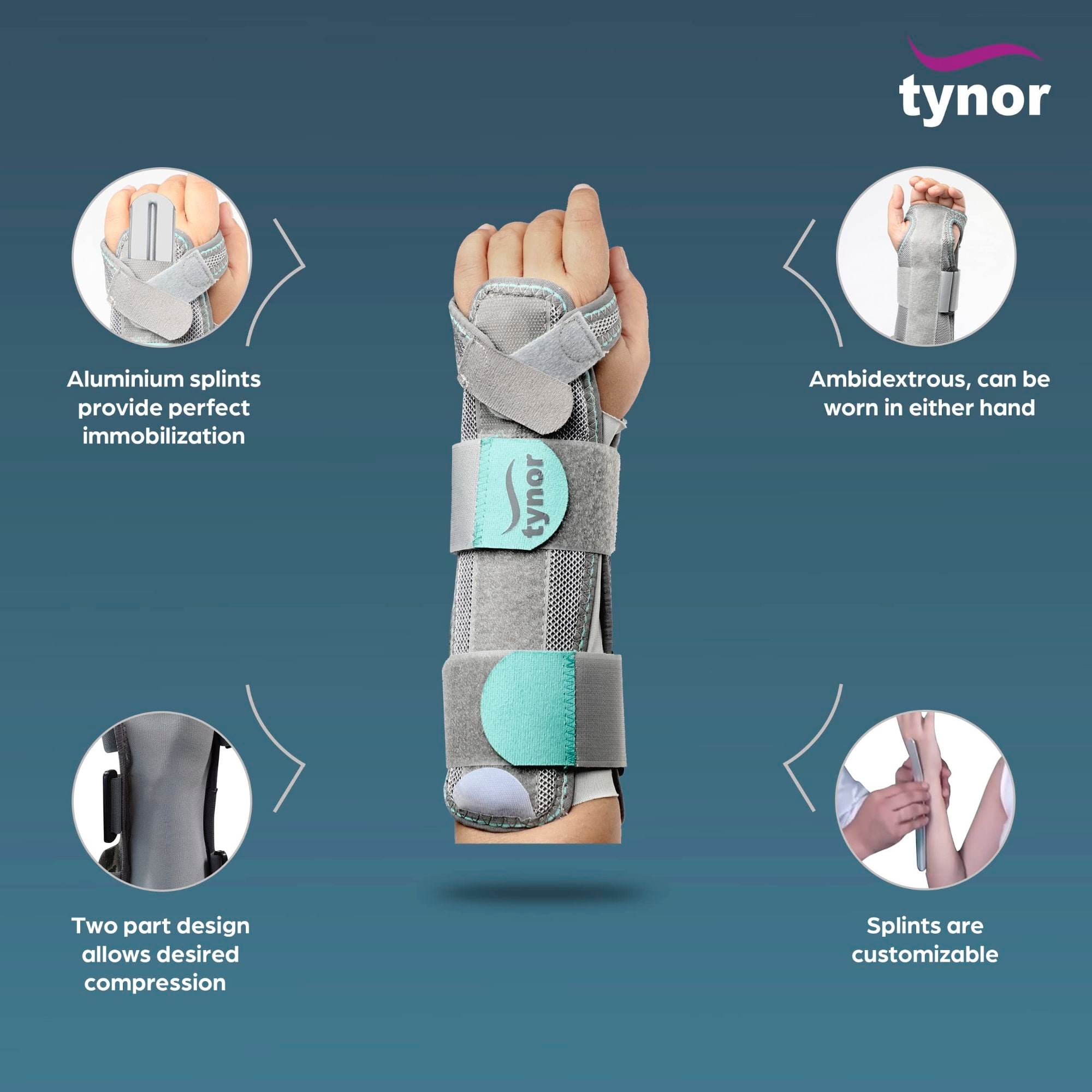 Picture of Wrist & Forearm Spilint (L/R) Multicolor