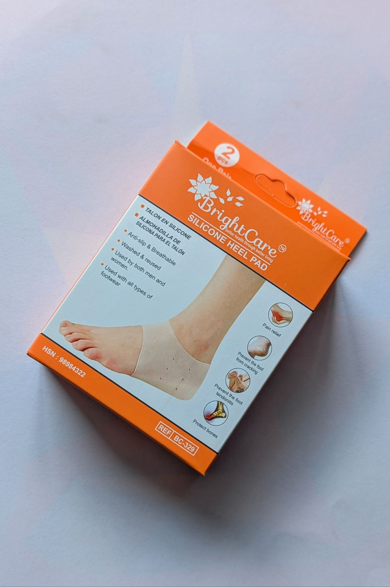 Picture of Silicon Heel Pad (Brightcare) 