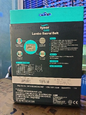 Picture of Tynor Lumbo Sucral belt A-05  Adjustable pain relief support Grey