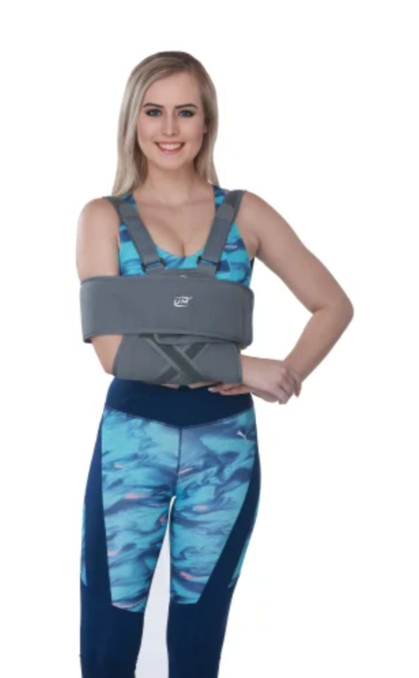 Picture of Universel shoulder immobilizer (sling & Swathe) size -free Grey