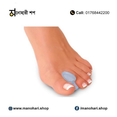 Picture of Toe separator Silicone Splint,(With Toe separator pain Relief Adjustable) White