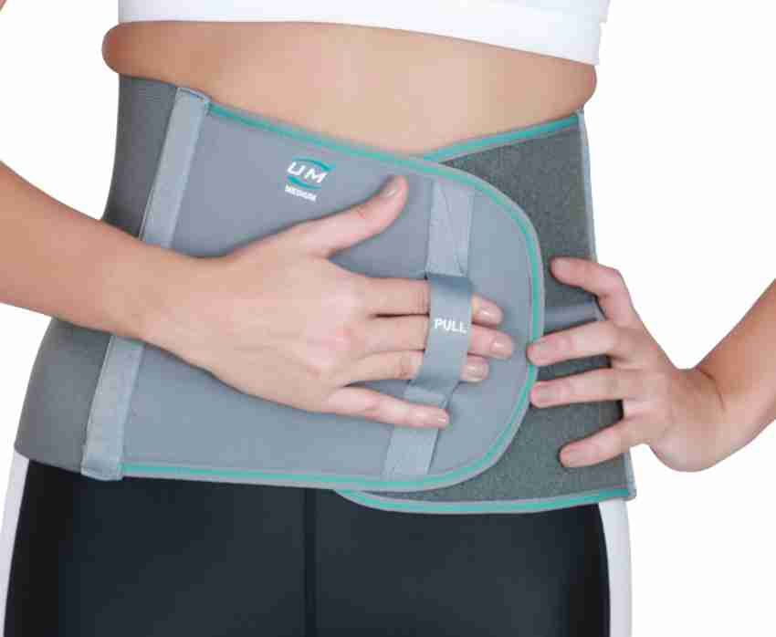 Picture of UM Abdominal Binder 9" For Waist support Pain Relief Belt.For men & Wamen Grey