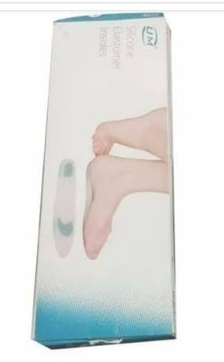 Picture of Insoles full silicone,foot pain relief adjustable shul White