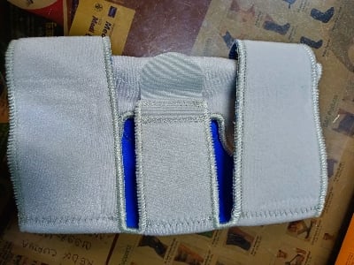 Picture of Tynor Knee wrap,with adjustable,(Knee Support Compression, Support,Pain Relief) Grey