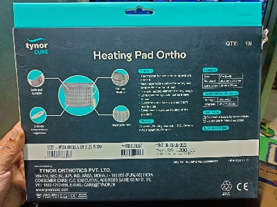 Picture of Tynor Orthopedic Heating pad,(with Adjustable pain relief pad) Regular size Grey