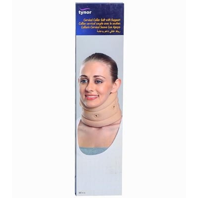 Picture of Tynor Cervical Collar Soft With Support - online Grocery Shopping and Delivery Grey
