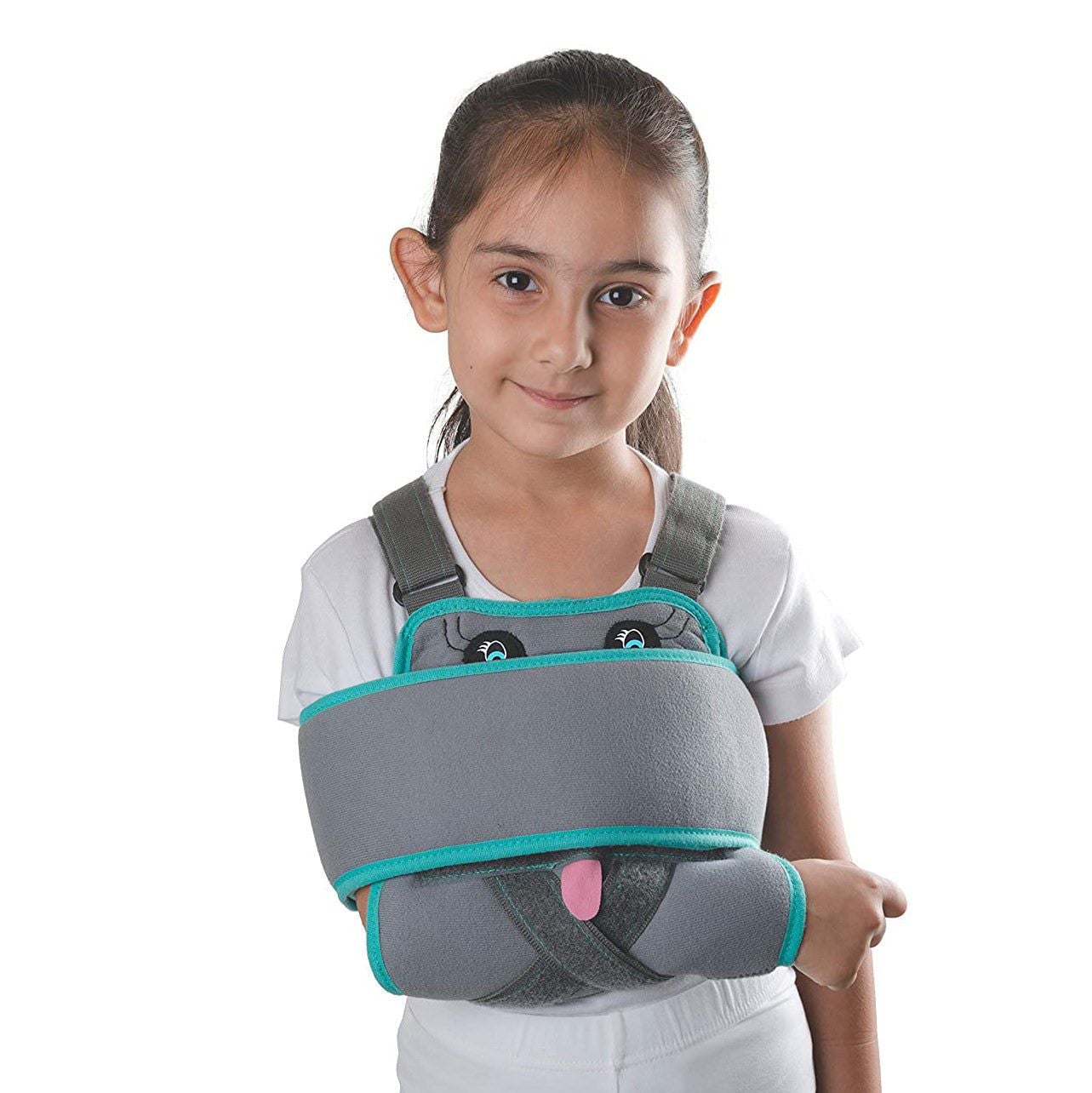 Picture of Tynor  Paediatric Shoulder immobilizer Child Kids Arm Sling  dislocated  injury Grey
