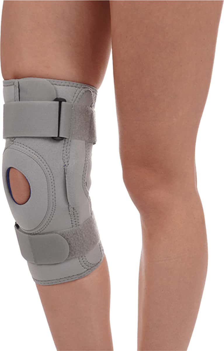 Picture of Tynor Knee support Hinged (Neoprene)Provides Rigid Support Grey