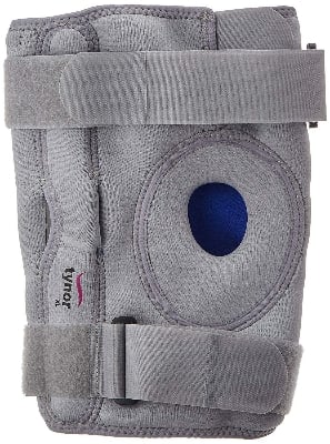 Picture of Tynor Knee support Hinged (Neoprene)Provides Rigid Support Grey