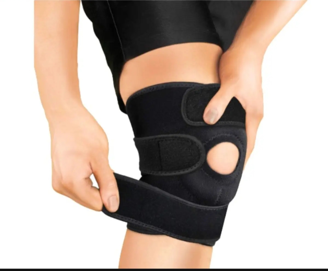 Picture of Knee Support patela belt Elastic Bandage tape sports strap Straps knew pad protector Band For knee Brace Black