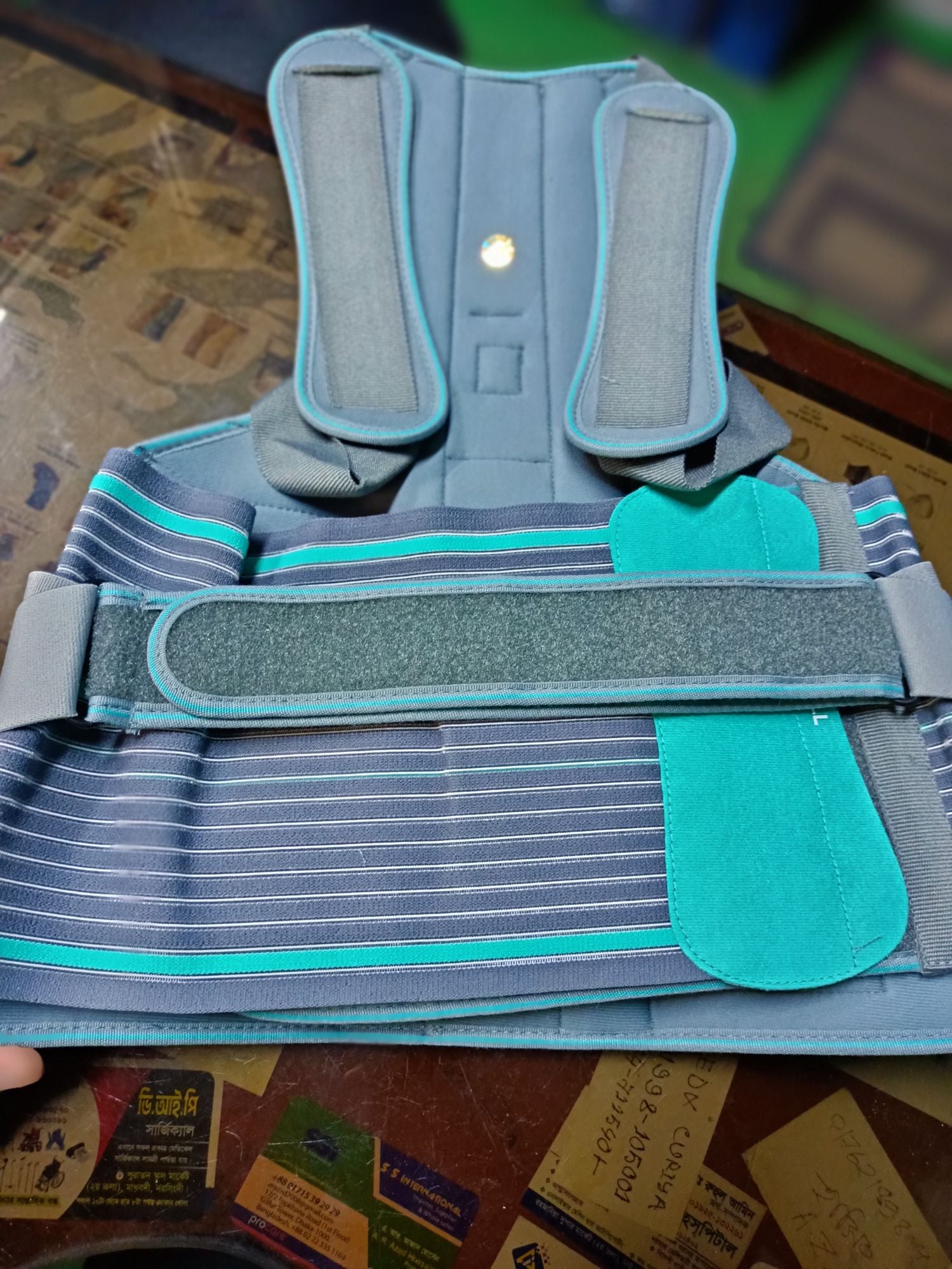 Picture of United Medicare UM Taylor brace,(with back pain Lumbar corset pain & posture adjustable support ) Grey
