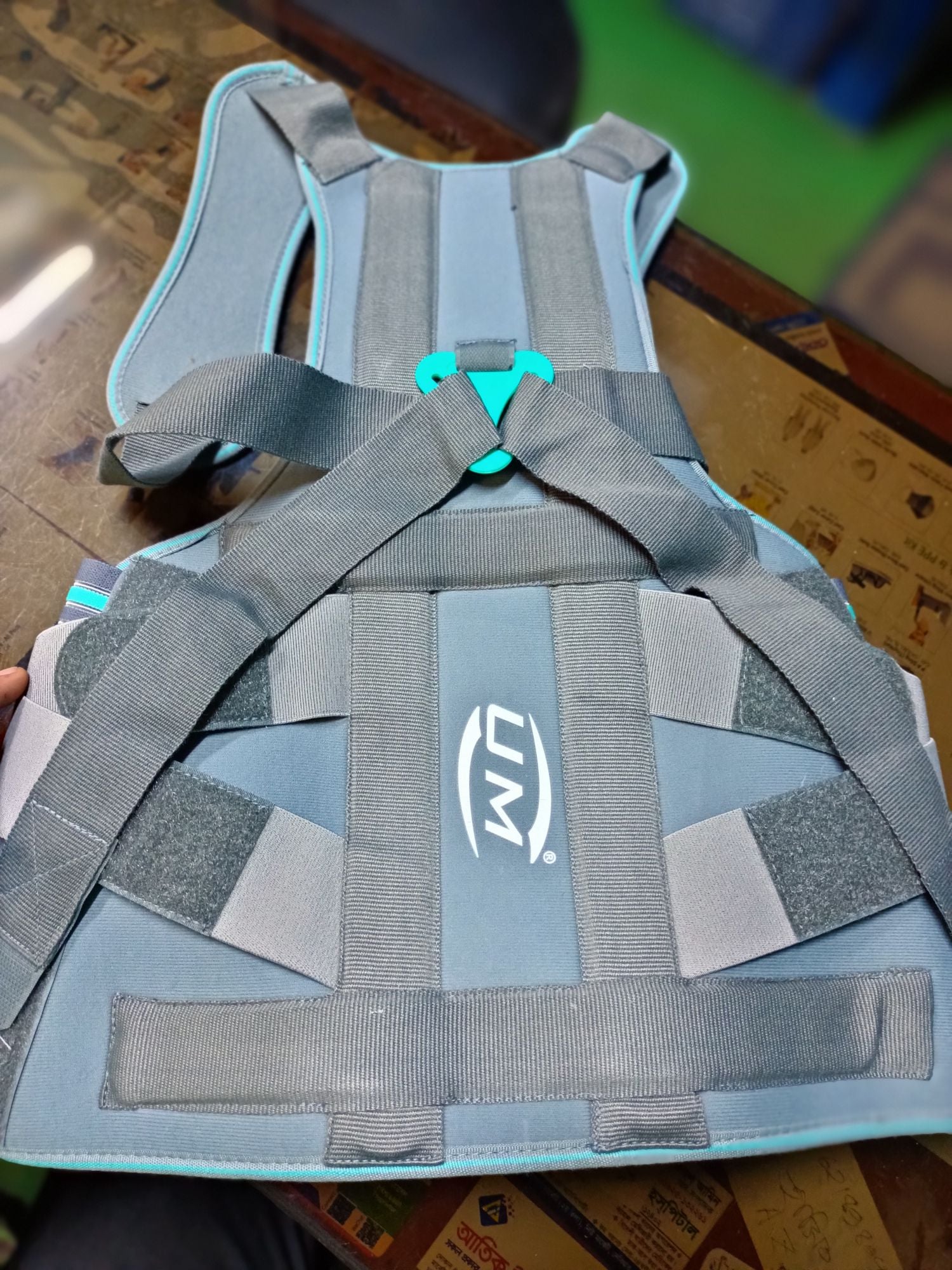 Picture of United Medicare UM Taylor brace,(with back pain Lumbar corset pain & posture adjustable support ) Grey