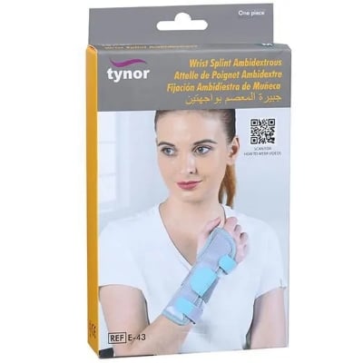 Picture of Tynor Wrist Splint (Ambidextrous),With Adjustable pain relief support Grey