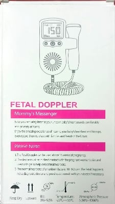 Picture of Fetal Doppler Heart Rate Monitor Baby Fetal Sound Heart Detector with LCD display 