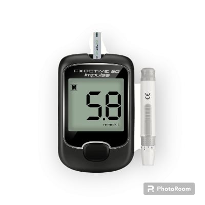 Picture of Fully Automatic Upper arm Digital Blood Pressure Monitor with Glucometer Machine with Test Strips (Combo Pack) Multicolor
