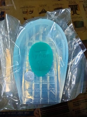 Picture of Tynor Heel Cushion Silicone (Comfortable, Odorless,Pain Relief) White