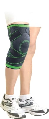 Picture of Knee Cap With Compression And Adjustable Straps For Custom Fit|Injury Prevention, Recovery, Pain Relief|Gym, Running, Sports|Meniscus Tear, Acl, Pcl, Arthritis| Multicolor