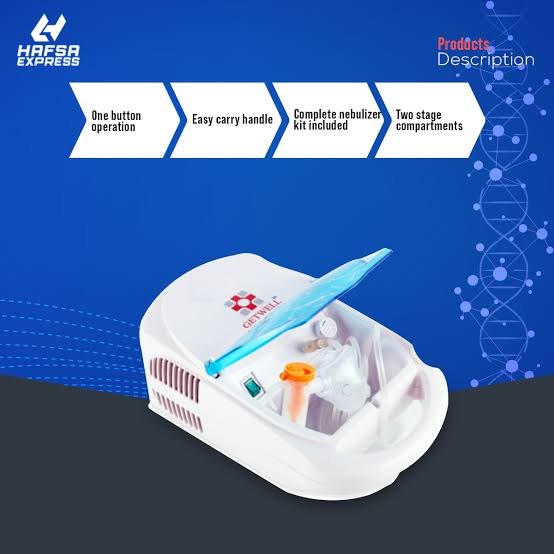 Picture of Getwell Compressor Nebulizer Machine for Child & Adult Multicolor