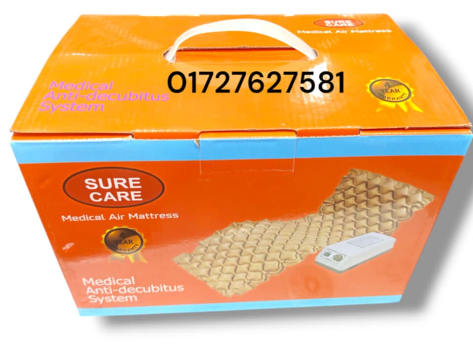 Picture of Sure Care Anti-decubitus system Medical Air Mattress With adjustable big Pump Multicolor