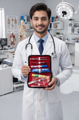 Picture of Professional Neurological Reflex Hammer Diagnostic Kit Multicolor