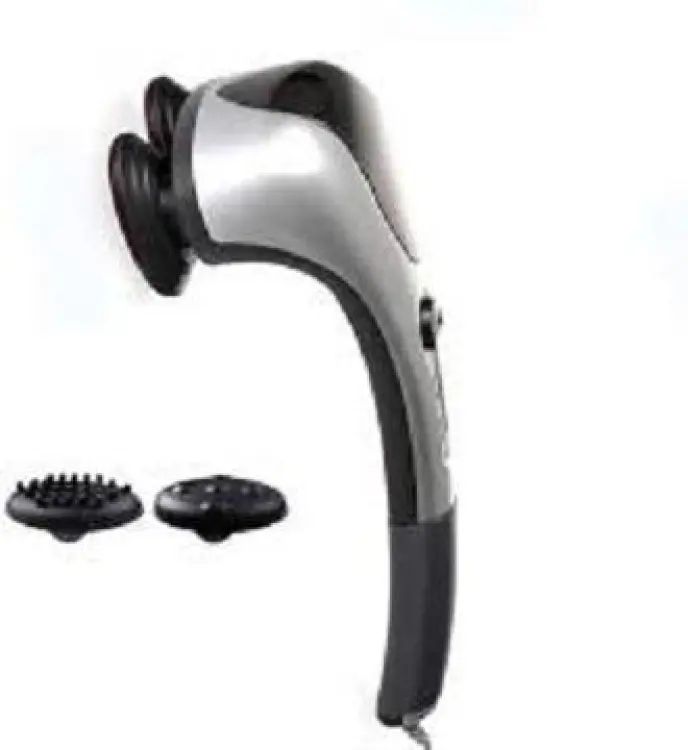 Picture of Powerful Electric Double Head Hammerpro Body Massager for Pain Relief/Acupressure Dual Hand Dolphin Double Point Body Massager Multicolor