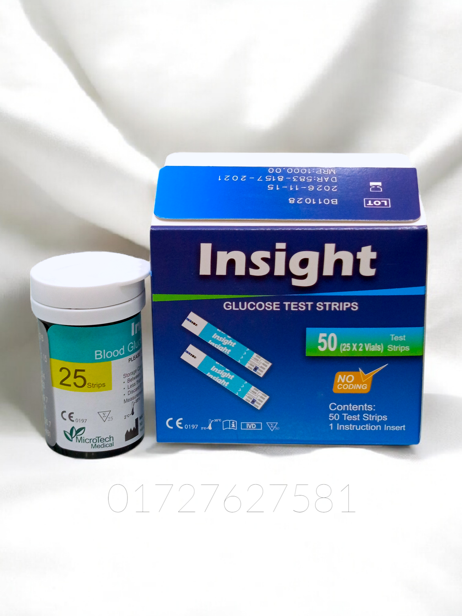Picture of Insight Glucose test Strips 50 pcs Multicolor