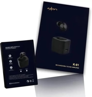 Picture of Axon K 812 Rechargeable/ITE Hearing Aid Machine ITE Hearing Multicolor