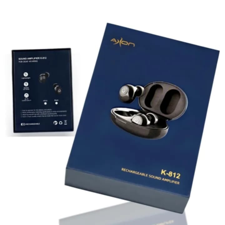 Picture of Axon K 812 Rechargeable/ITE Hearing Aid Machine ITE Hearing Multicolor